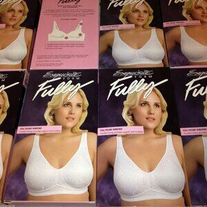 EXQUISITE FORM- Seamless Support Bra # 5100434 White B,C,D,DD